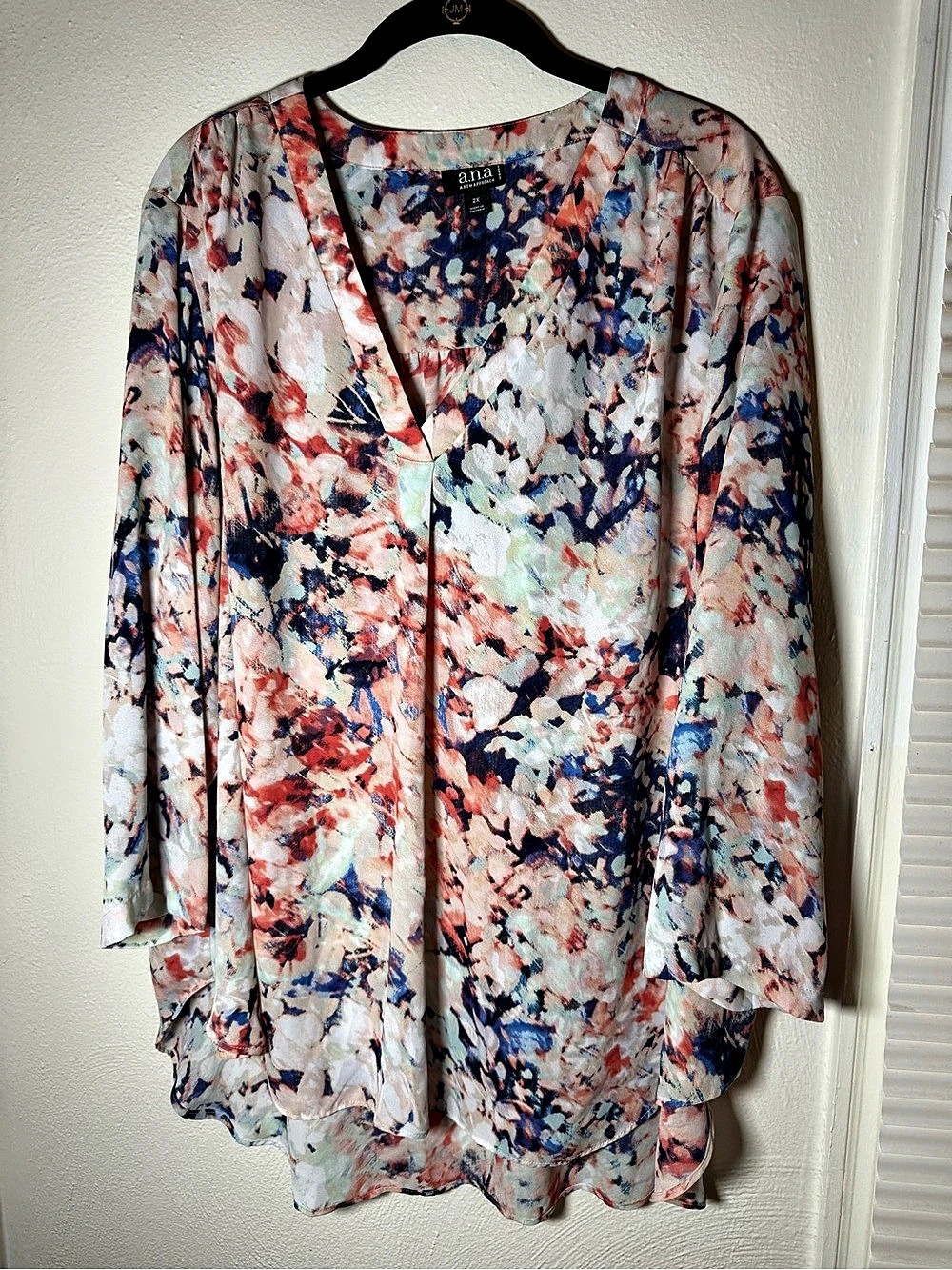 a.n.a Abstract Print Tunic Size 2X